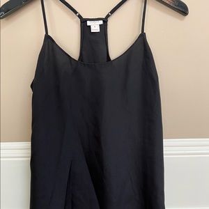 J. Crew Tank Blouse - Black - 0